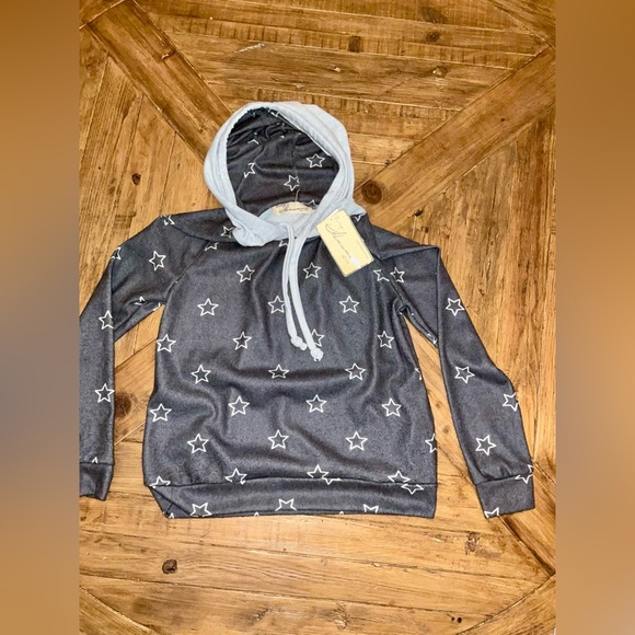 Vintage Havana star print pullover - size small - nwt - Picture 3 of 7